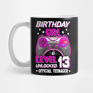 Birthday Girl 13 Years Old Video Game Teenager Mug